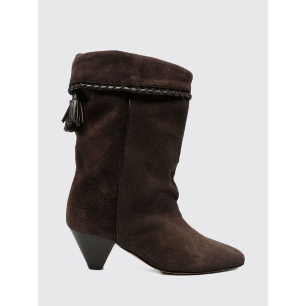 Isabel Marant Women Isabel Marant Dalby Suede Boots With Cone Heel